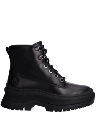 Timberland Leren enkellaarzen - Zwart