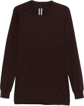Rick Owens T-shirt a maniche lunghe - Marrone