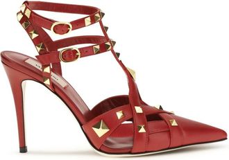 Valentino Garavani Red Studded Pumps