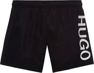 HUGO BOSS Zwembroek met logodetail - Zwart