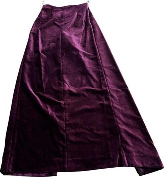 Maison Margiela Midi Skirts - Dames - Midirokken - Paars - 2XS - Rokken