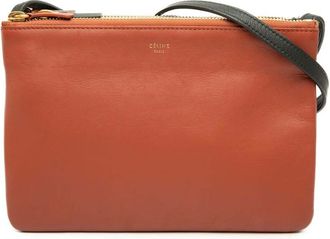 Celine Pre-owned Celine Small Tricolor Lambskin Trio Crossbody Ladies STIOR7KKBM38RL5X