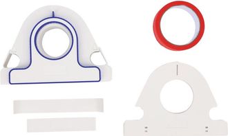 OEM Aplicador De Cinta De Pintor, Cinta De Enmascarar Roja De 25 Mm De Ancho Y Dispensador Para Molduras Y Marcos De Puertas, F&aacute;cil De Usar