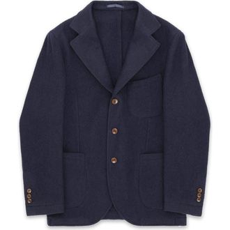 Fortela Alfonso Classic Wool Jacket in Blue at Nordstrom, Size 54 Eu