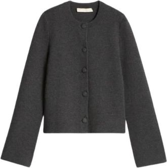 Vanessa Bruno Firmin Cardigan - Dames - Vesten - Grijs - S - Wol - Truien & Vesten