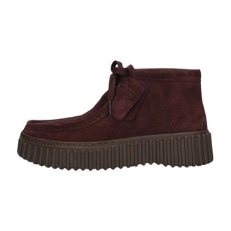Clarks Schoenen, Dames, Rood, 37 EU, Leer, Torhill Moss