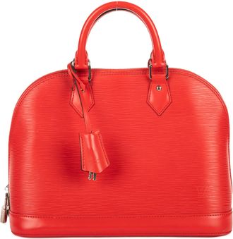 Louis Vuitton Pre-owned Womens Alma PM Handbag - Red - One Size