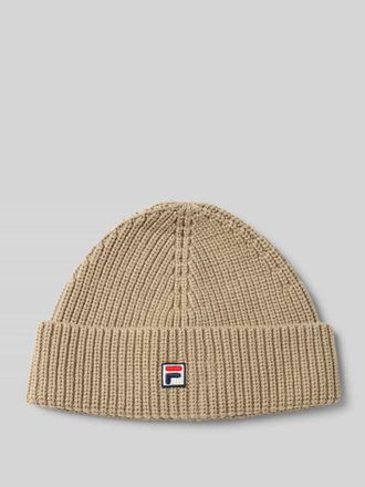 Fila Beanie mit Label-Stitching Modell BIELLA in Beige, Größe 1