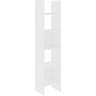 vidaXL Book Cabinet White 40x35x180 cm Engineered Wood Vidaxl