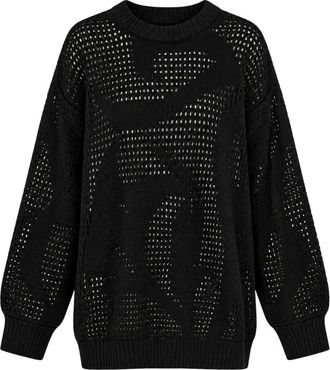 Akep Jersey de cuello redondo - Knitwear - Mujer - Negro - S