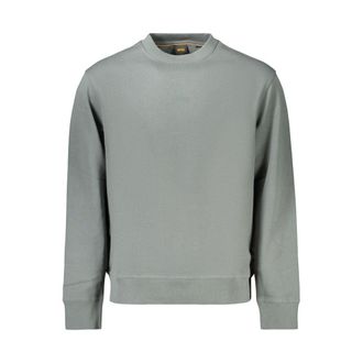 HUGO BOSS Verde Cotton Mens Mens Sweatshirt