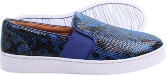 Vionic Demetra Snake Womens Blue Shoes - Size UK 6