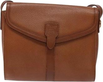 Burberry Pre-owned Cross Body Bags, female, Brown, Size: ONE SIZE Pre-owned Vintage Leather Crossbody Bag