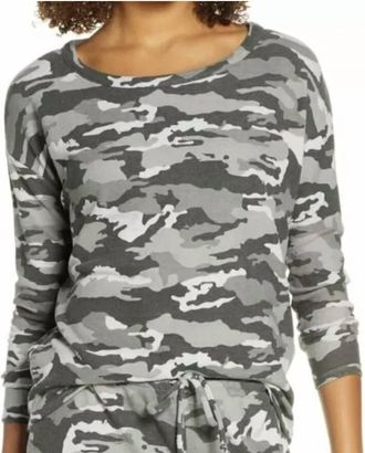 Chaser Camouflage Print Cozy Pullover In Multi