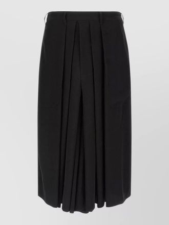 Yohji Yamamoto hakama style trousers belt loops pleats
