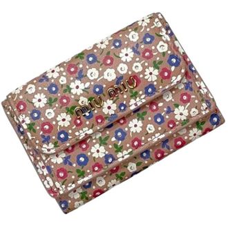Miu Miu Pre-owned Tri-fold Wallet - - Pre-owned - Donna - Multicolore - ONE SIZE