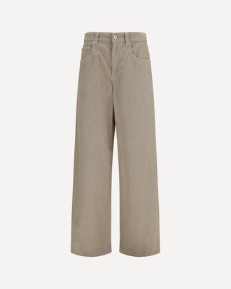 Brunello Cucinelli Straight-leg cotton and linen Pants Female 40