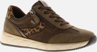 Relife Womens Relife Womens Trainers Reliant Lace Up brown UK Size - Size: 6
