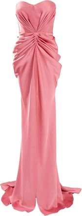 Ana Radu strapless maxi dress - women - Polyester - L - Pink