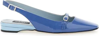Carel Blue Slingback Ballet Flats
