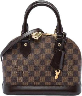 Louis Vuitton Pre-owned Alma BB - Dames - Vintage Handtas - Bruin - ONE Size - Leer - Vintage