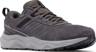 Columbia Mens Plateau Venture Hiking Shoe, Shark/Titainium Grey Steel, 9.5 UK