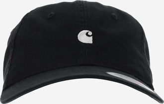 Carhartt Work in Progress Black Logo Cap
