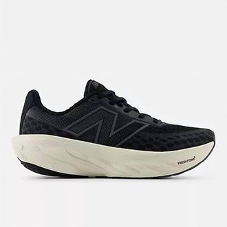 New Balance Mens Fresh Foam X 1080V14 Running Shoes In Black With Phantom And Sea Salt