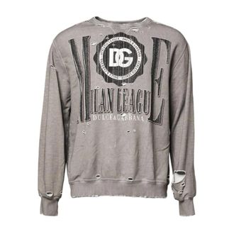 Dolce & Gabbana Hombre, Sudaderas, Gris, Talla: M