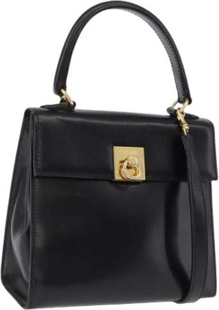 Celine Pre-owned Vintage Hand Bag - Dames - Vintage Handtas - Zwart - ONE Size - Vintage