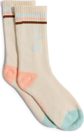 Spiritual Gangster Soulstice Crew Socks in Off White at Nordstrom