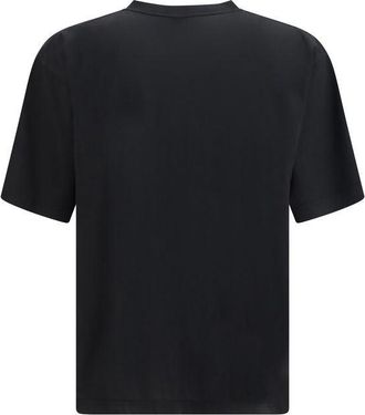 Balenciaga Mens Black Cotton T-Shirt