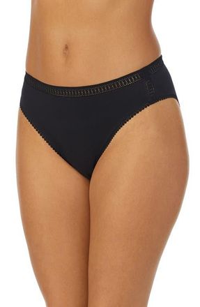 OnGossamer Cabana Cotton Leakproof High Cut Briefs in Black at Nordstrom, Size X-Large