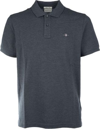 GANT Polo con ricamo - Grigio