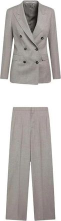 Tagliatore Parigi Blazer - Dames - Blazers - Grijs - L - Wol - Jassen