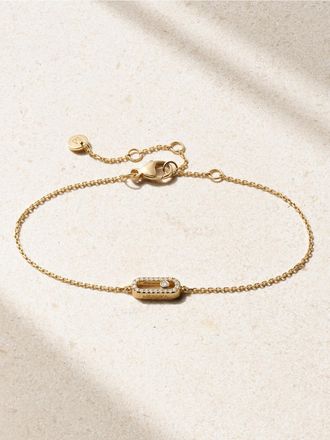 Messika Bracciale In Oro 18 Carati Con Diamanti Move Uno