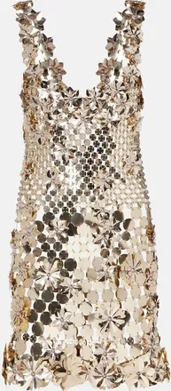 Paco Rabanne Embellished chainmail minidress