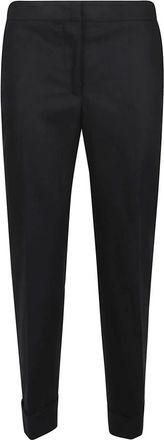 Pantaloni Torino Andrea Pant - Dames - Slim Fit Broeken - Zwart - 4XL - Leer - Broeken