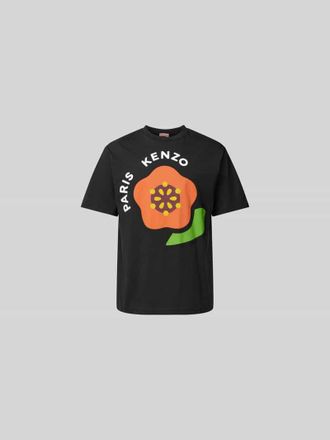 Kenzo T-Shirt aus reiner Baumwolle in Black, Gr&ouml;&szlig;e L
