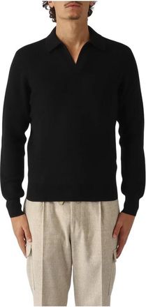 Gran Sasso Polo Skipper - Heren - V-hals truien - Zwart - 3XL - Truien & Vesten