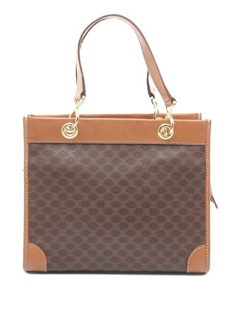 Celine 2000s Macadam tote bag - Brown