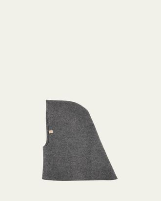 Brunello Cucinelli Wool and Cashmere Flannel Balaclava