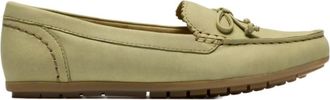 Clarks Elliotte Sail - Dames - Loafers - Groen - 41 EU - Leer - Schoenen