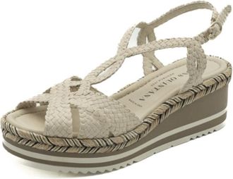 Pons Quintana Mujer, Zapatos, Beige, Talla: 36 EU