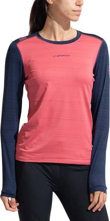 La Sportiva Tour Long-Sleeve Shirt - Womens in Rosebay/night Sky at Nordstrom, Size X-Small