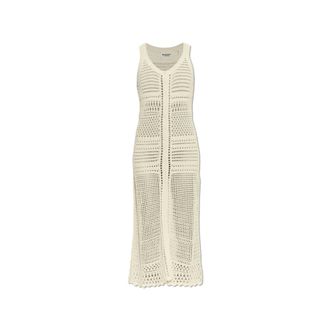 Isabel Marant Midi Dresses, female, Beige, Size: 2XS Zaro Dress
