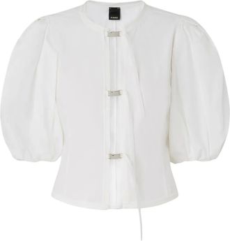 Pinko Blusa con fibbia - Bianco