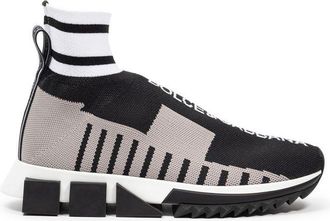 Dolce & Gabbana Black Fabric Womens Sneaker