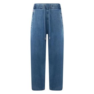 Diesel Loose-fit Jeans, female, Blue, Size: W25 Comfortable Straight Cut Denim Pants