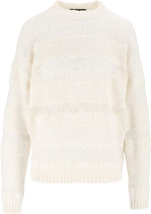 Fabiana Filippi Mohair Micro-Sequined Cropped Knit Sweater